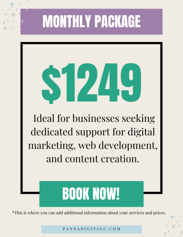 Full Time - $1,249/Month
